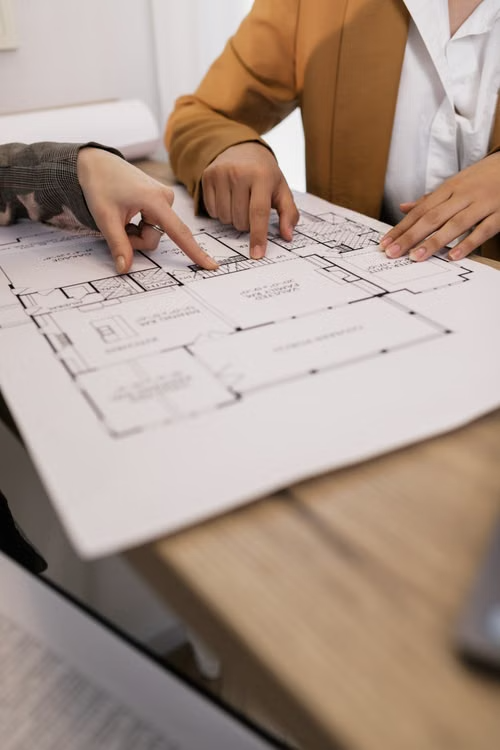 Bản vẽ kiến trúc cho giai đoạn chuẩn bị xây