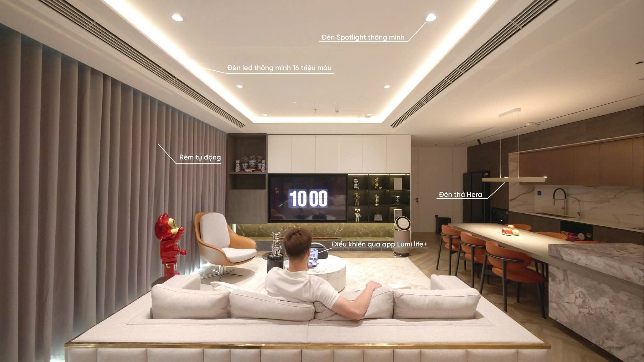 Không gian sống thông minh với hệ thống chiếu sáng Lumi